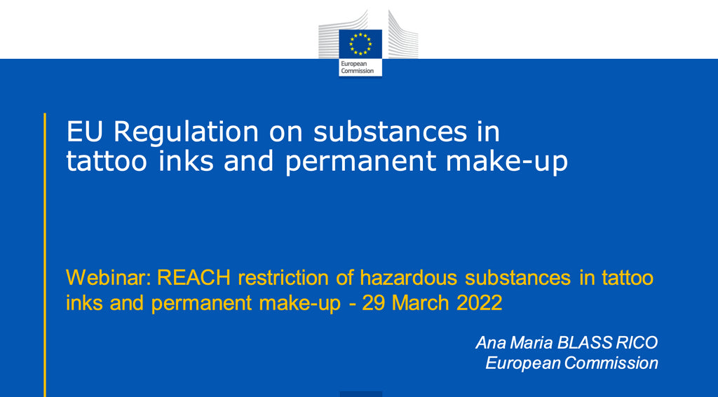 Learn about the REACH Restriction on Hazardous Substances in Tattoo Inks